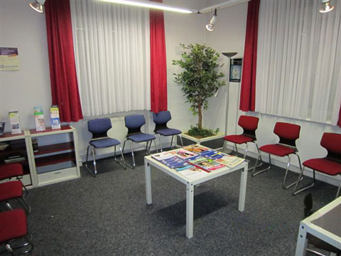 Innenaufnahme der Praxis von Dr. Bitzer